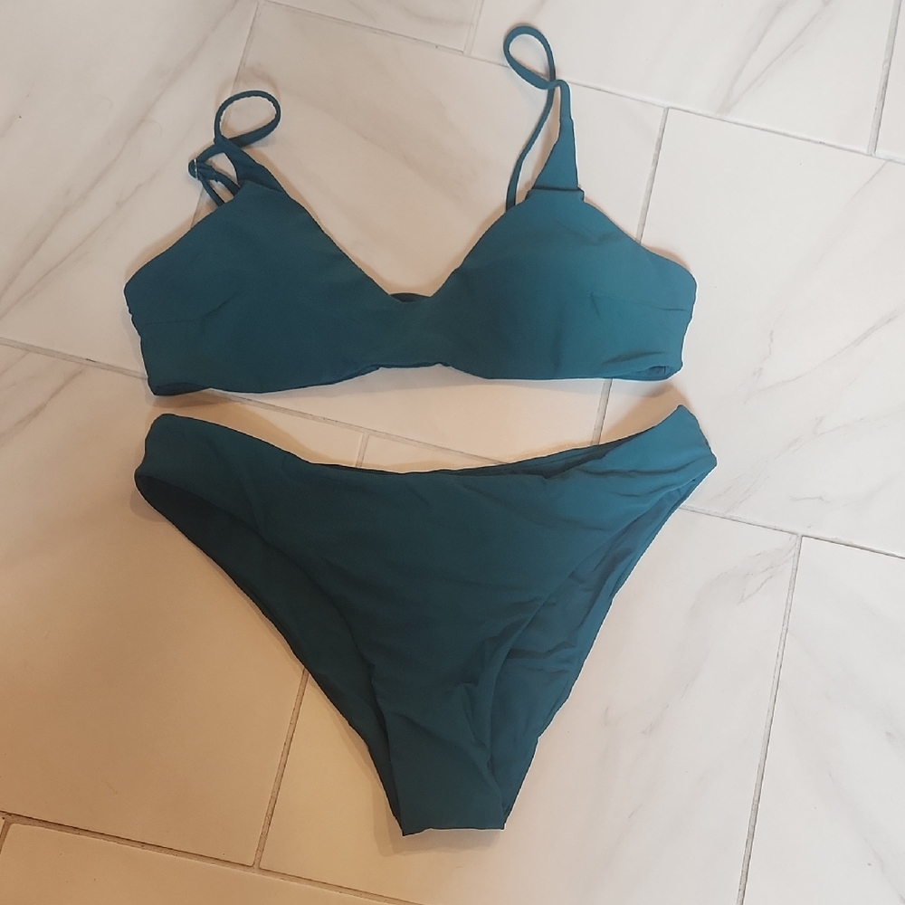 Teal Bikini Set